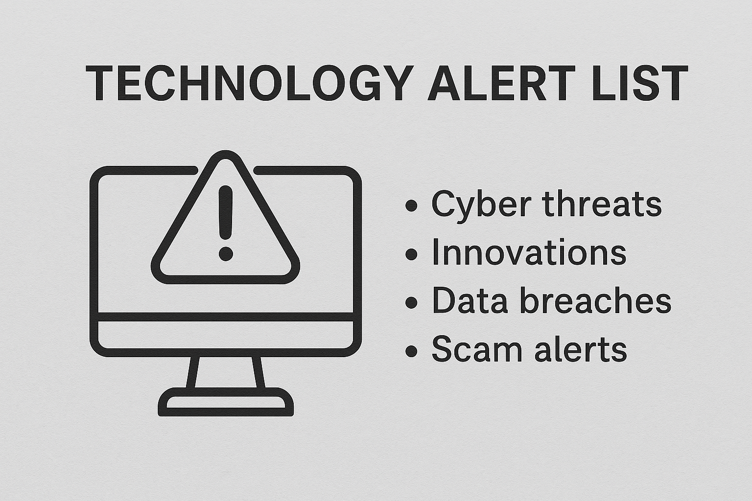 Technology Alert List: Stay Updated with the Latest Tech Threats & Innovations